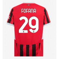 AC Milan Youssouf Fofana #29 Domáci futbalový dres 2024-25 Krátky Rukáv